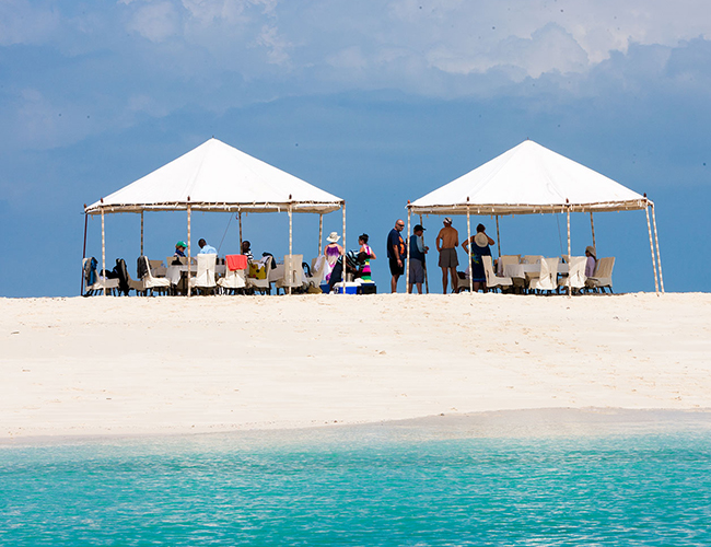 Prison Island and Sandbank