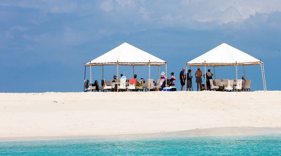 Prison Island and Sandbank